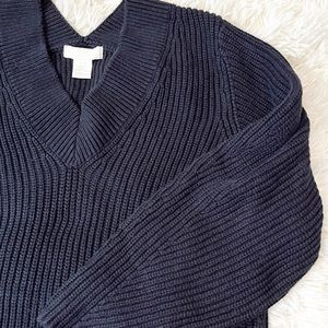 H&M Navy Knit Sweater
